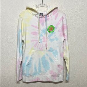 Santa Cruz Skateboards Men’s Small Slime Balls Tie-Dye Hoodie